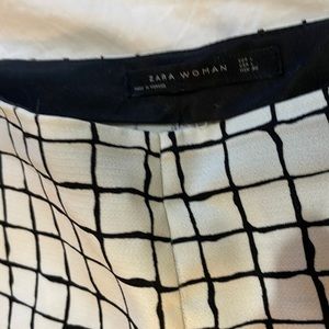Beautiful Zara pants  beige colour & black lines,  gorgeous